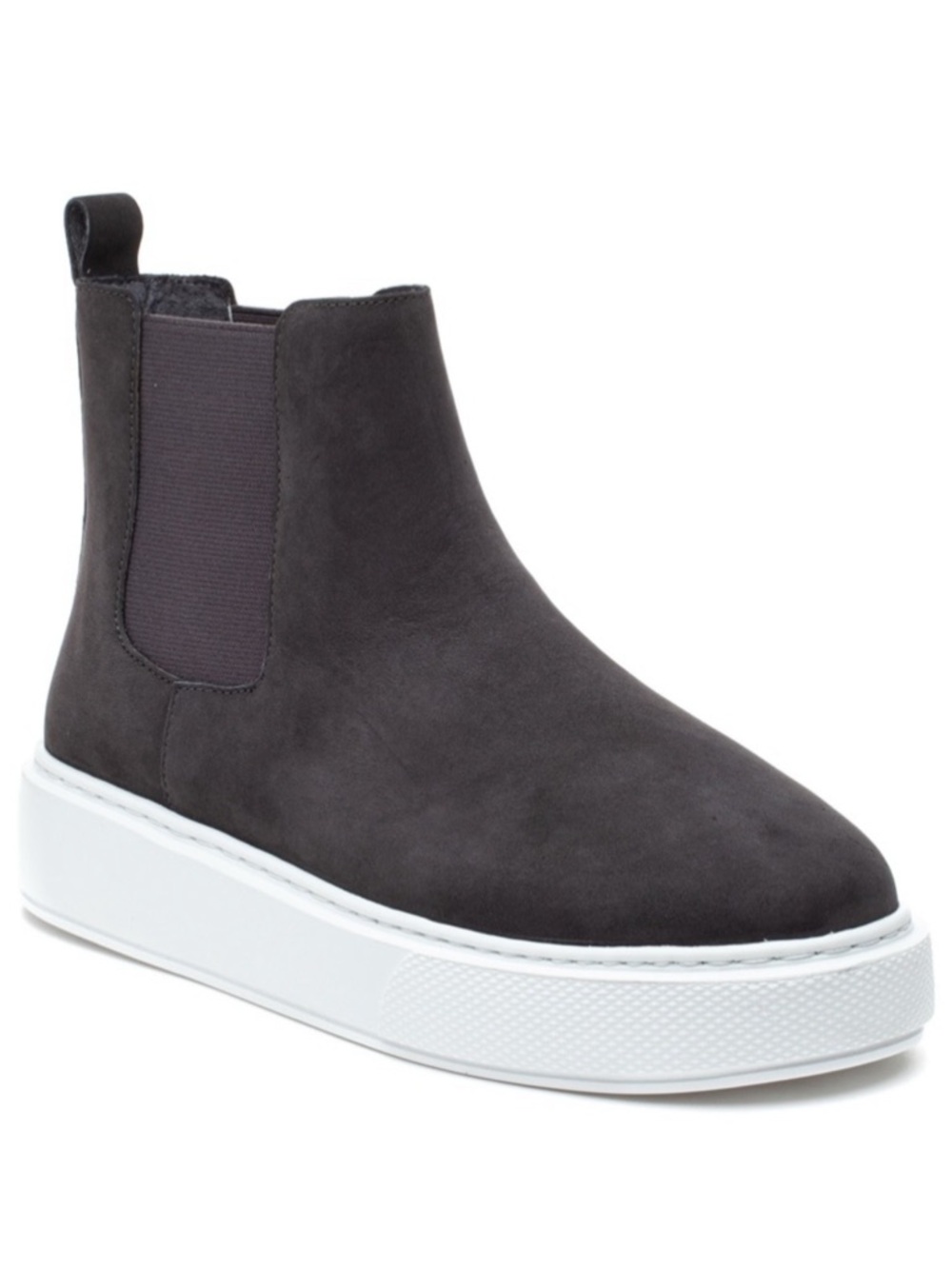 J/SLIDES NYC Dani Chelsea Gray Nubuck Suede Platform Slip On Bootie Size 8.5 NIB